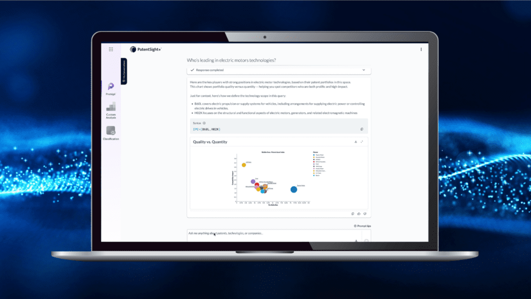 レクシスネクシス、LexisNexis PatentSight+ に AIアシスタント「Protégé（プロテジェ）」を搭載